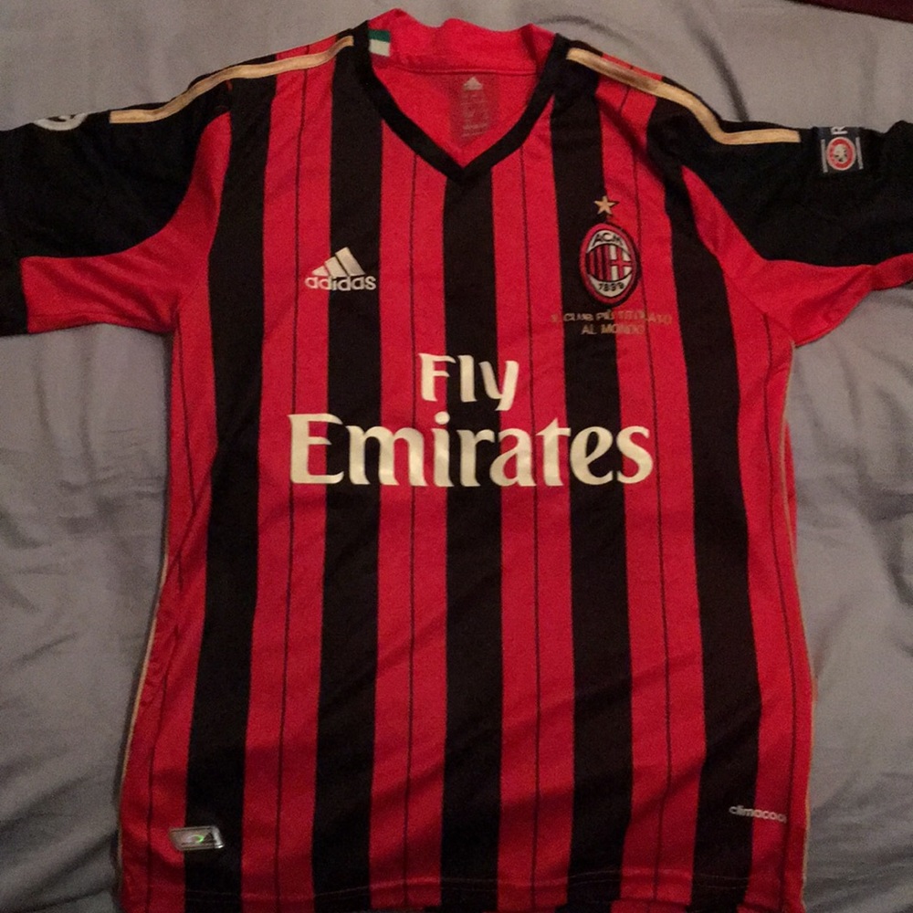 Adidas AC Milan Champions League Jersey